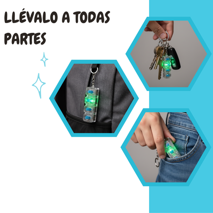 Mini teclado LED antiestrés